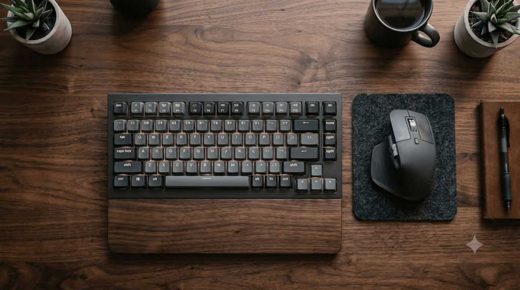 パームレストとキーボード